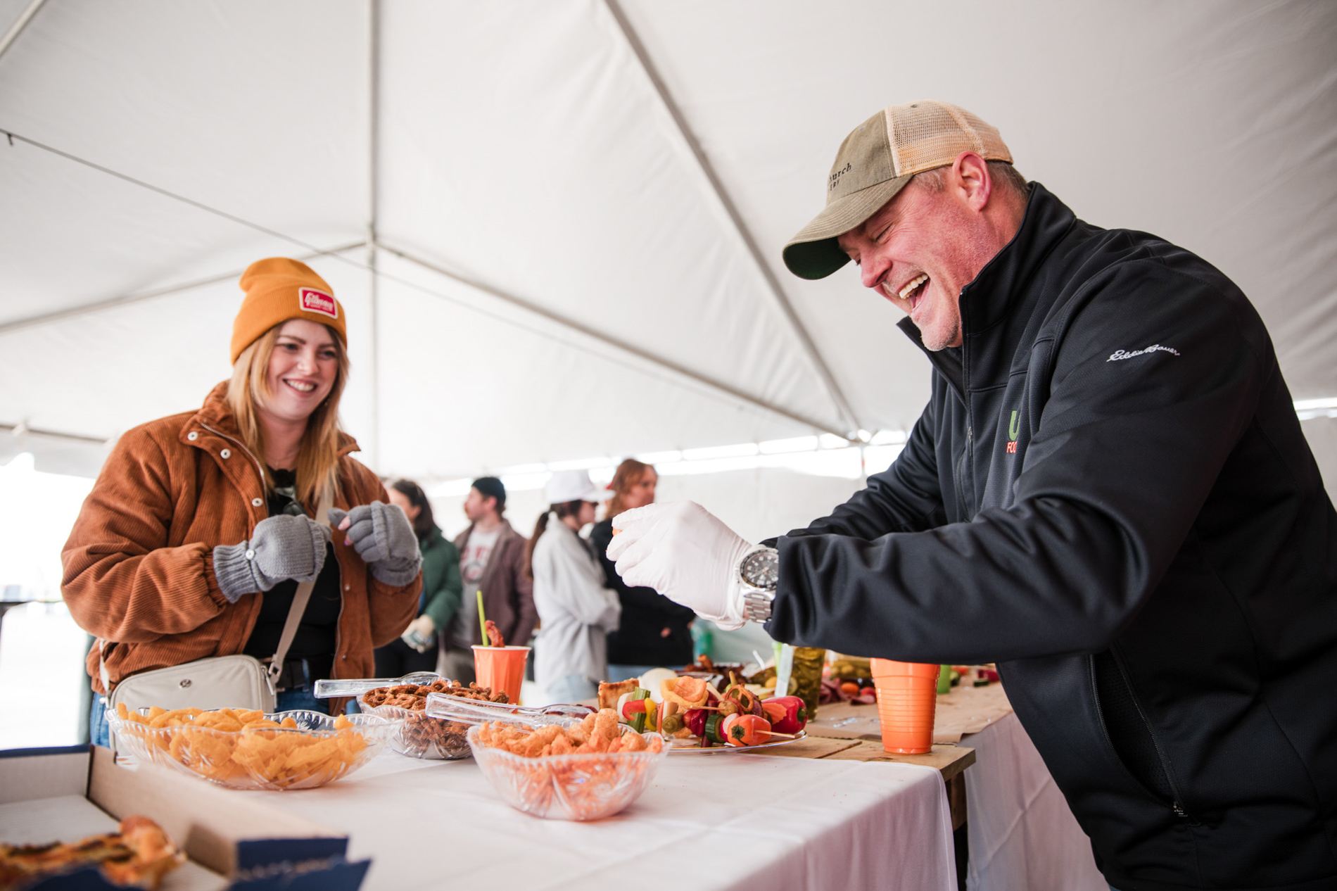 Louisville corporate networking — attendees mingling at professional conference